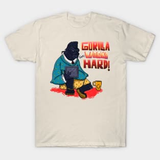 Gorilla Works Hard T-Shirt